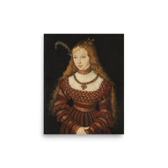 Princess Sibylle of Cleve poster on a plain backdrop in size 8"x10".