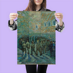 Prisoners' Round by Vincent van Gogh, 1890 poster 3