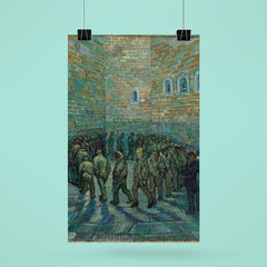 Prisoners' Round by Vincent van Gogh, 1890 poster 6