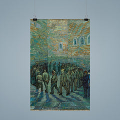 Prisoners' Round by Vincent van Gogh, 1890 poster 9