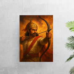 Prithviraj Chauhan drawing the final arrow poster 7
