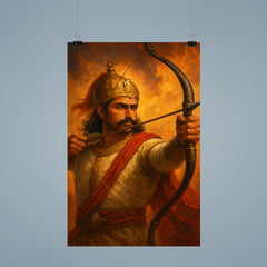 Prithviraj Chauhan drawing the final arrow poster 9