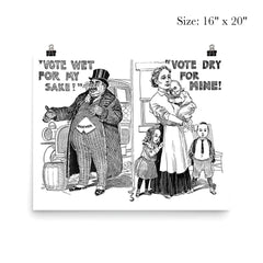 Prohibitionist Propaganda Poster, Late 1910s poster 2