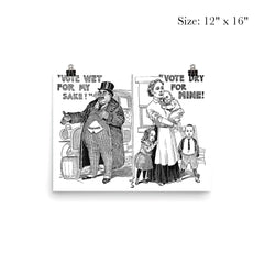 Prohibitionist Propaganda Poster, Late 1910s poster 3