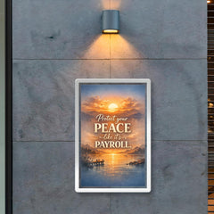 Protect your peace like it's payroll poster 2