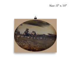 Providence and Worcester Railroad Train Wreck, Rhode Island, August 1853 poster 4