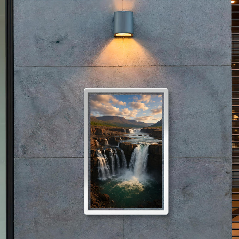 Putorana Plateau Waterfalls Russia poster 2