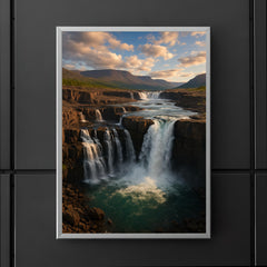 Putorana Plateau Waterfalls Russia poster 5