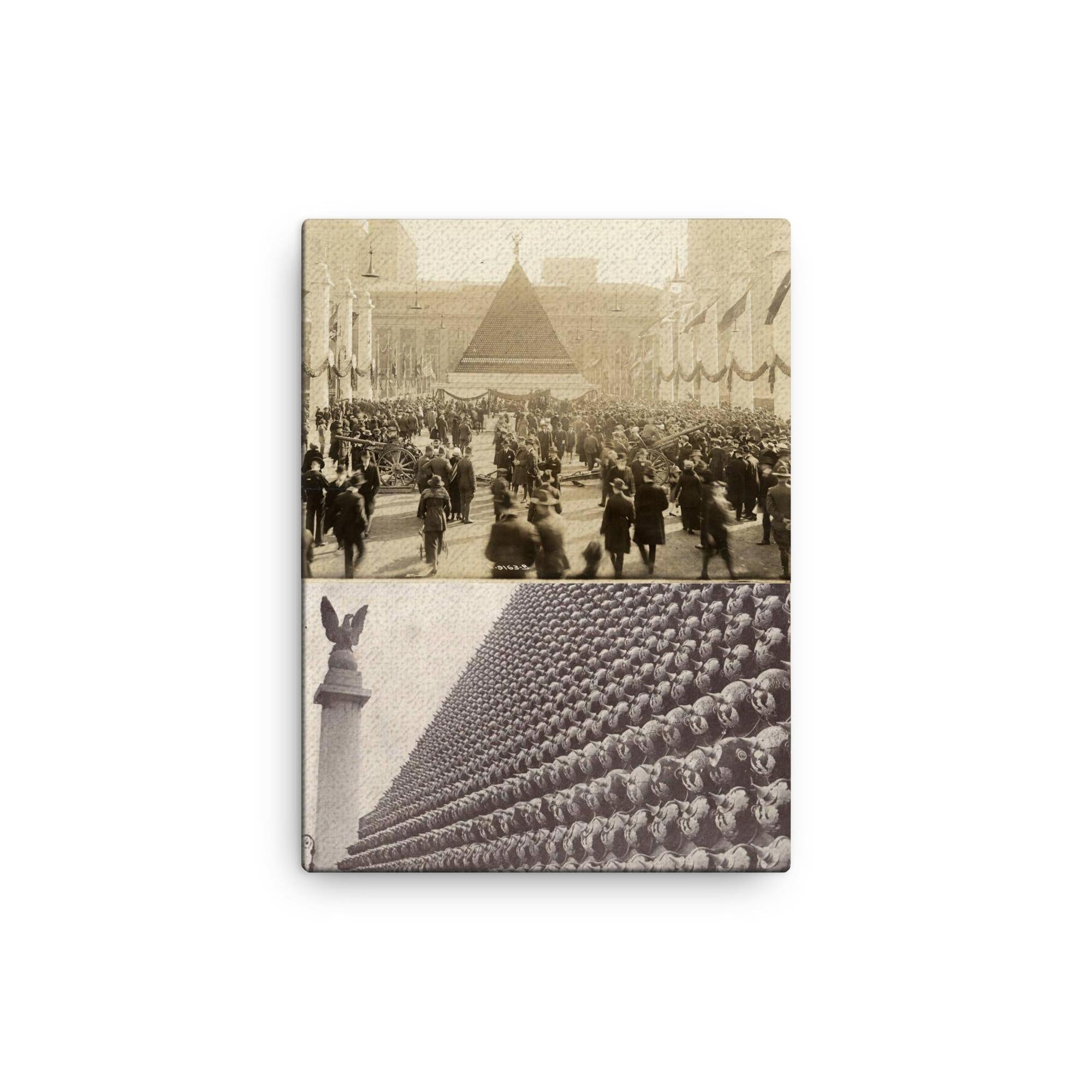 Pyramid of 85,000 German Helmets 1919 – Historic WWI Canvas Wall Art | –  Noveltees