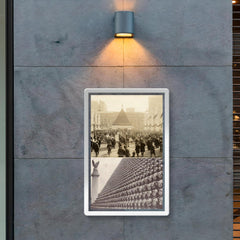 Pyramid of 85,000 Captured German Helmets in New York, 1919 poster 2