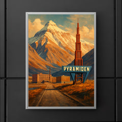 Pyramiden Svalbard Norway poster 5
