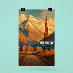 Pyramiden Svalbard Norway poster 6