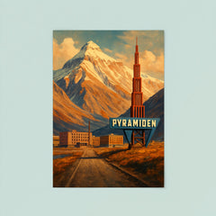 Pyramiden Svalbard Norway poster 8