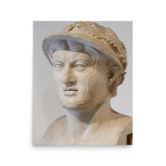 Pyrrhus of Epirus poster on a plain backdrop in size 16"x20".