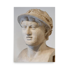 Pyrrhus of Epirus poster on a plain backdrop in size 18"x24".
