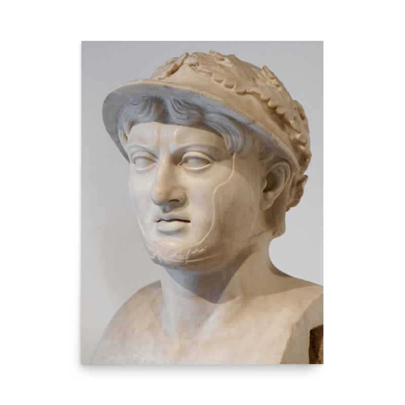 Pyrrhus of Epirus poster on a plain backdrop in size 18