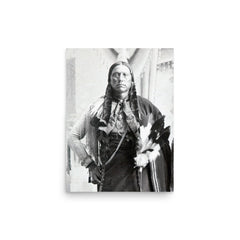 Quanah Parker poster on a plain backdrop in size 12"x16".