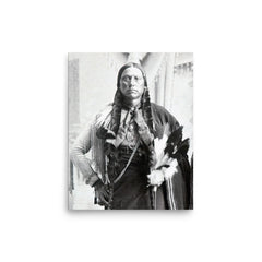 Quanah Parker poster on a plain backdrop in size 8"x10".