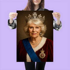 Queen Camilla portrait poster 3