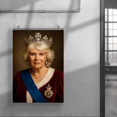 Queen Camilla portrait poster 4