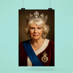 Queen Camilla portrait poster 6