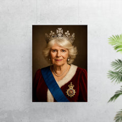 Queen Camilla portrait poster 7