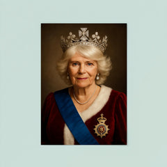 Queen Camilla portrait poster 8