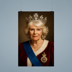 Queen Camilla portrait poster 9