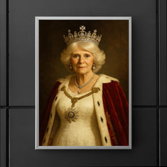 Queen Camilla regal portrait poster 5