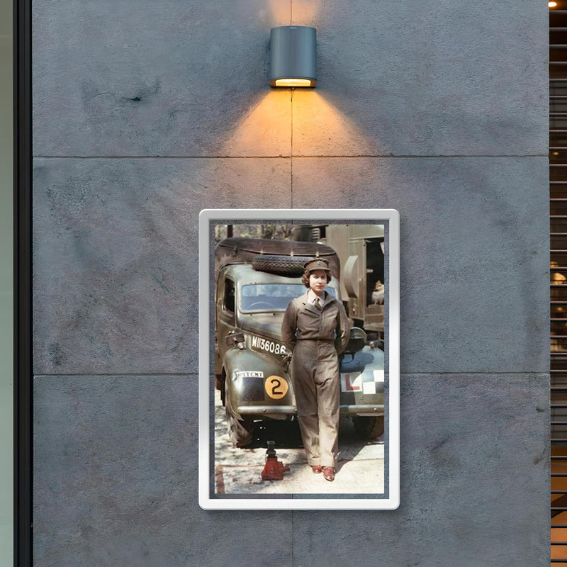 Queen Elizabeth as a Mechanic during World War II, 1939 poster 2