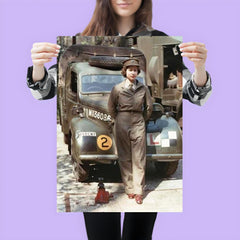 Queen Elizabeth as a Mechanic during World War II, 1939 poster 3