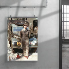 Queen Elizabeth as a Mechanic during World War II, 1939 poster 4