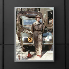 Queen Elizabeth as a Mechanic during World War II, 1939 poster 5