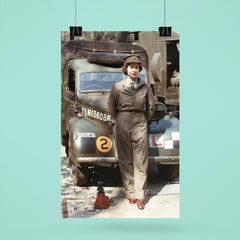 Queen Elizabeth as a Mechanic during World War II, 1939 poster 6