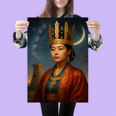 Queen Seondeok celestial observatory portrait poster 3