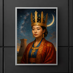 Queen Seondeok celestial observatory portrait poster 5