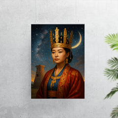 Queen Seondeok celestial observatory portrait poster 7