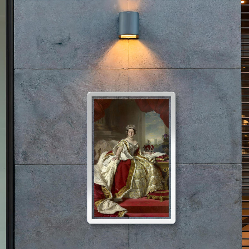 Queen Victoria in Coronation Robes by Franz Xaver Winterhalter poster 2