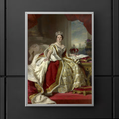 Queen Victoria in Coronation Robes by Franz Xaver Winterhalter poster 5