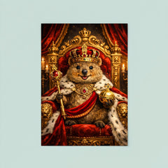 Quokka king on a velvet throne poster 8