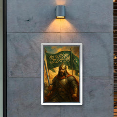 Qutuz before Ayn Jalut under Mamluk standards poster 2