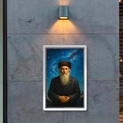 Rabbi Nachman at Uman under stars poster 2