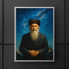 Rabbi Nachman at Uman under stars poster 5