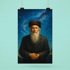 Rabbi Nachman at Uman under stars poster 6