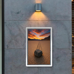 Racetrack Playa Sailing Stones California USA poster 2