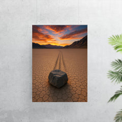 Racetrack Playa Sailing Stones California USA poster 7