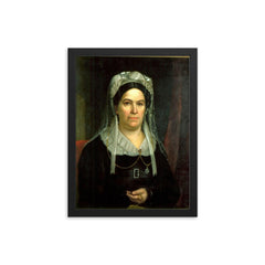 Rachel Jackson framed print on a plain backdrop in size 12"x16".