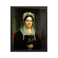 Rachel Jackson framed print on a plain backdrop in size 16"x20".