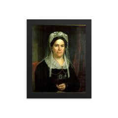 Rachel Jackson framed print on a plain backdrop in size 8"x10".