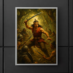 Raden Wijaya founding Majapahit through forest ambush poster 5
